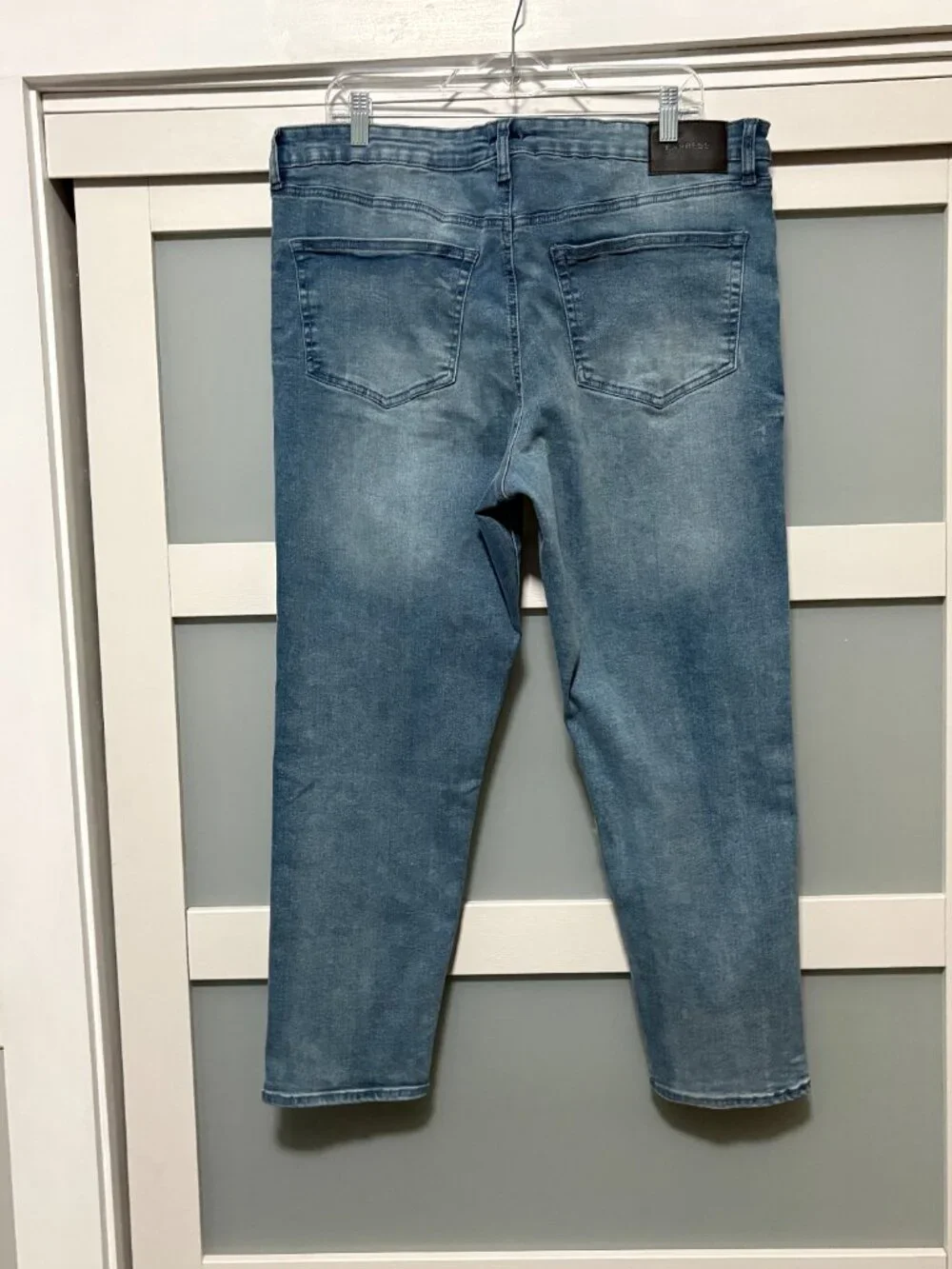 Express Athletic Slim Super Stretch Men's Jeans sz 36x30 Chester Wash Pants NWT